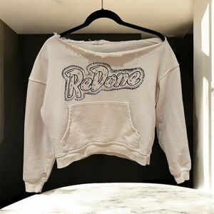 Re/Done Distressed Sweatshirt